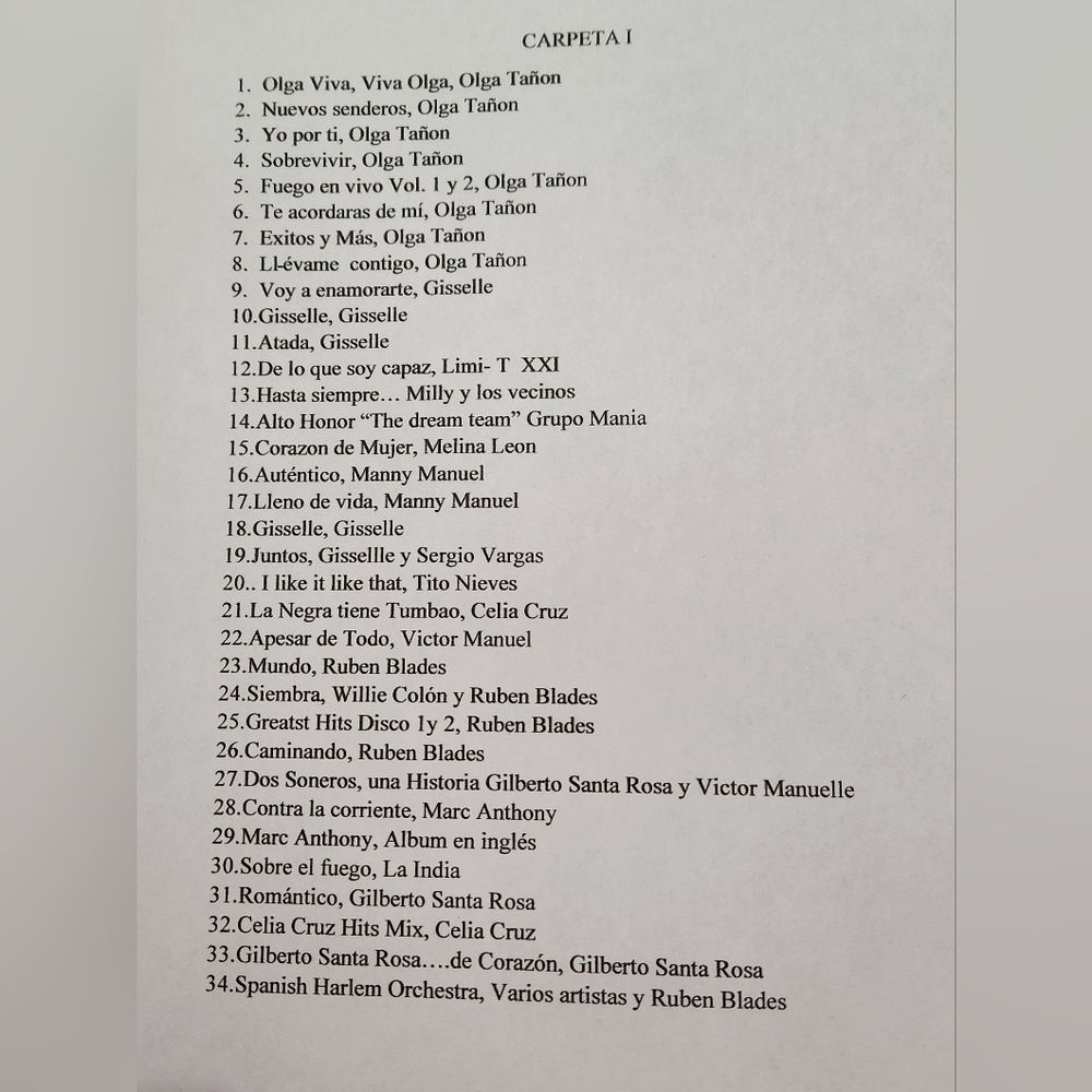 Cd música